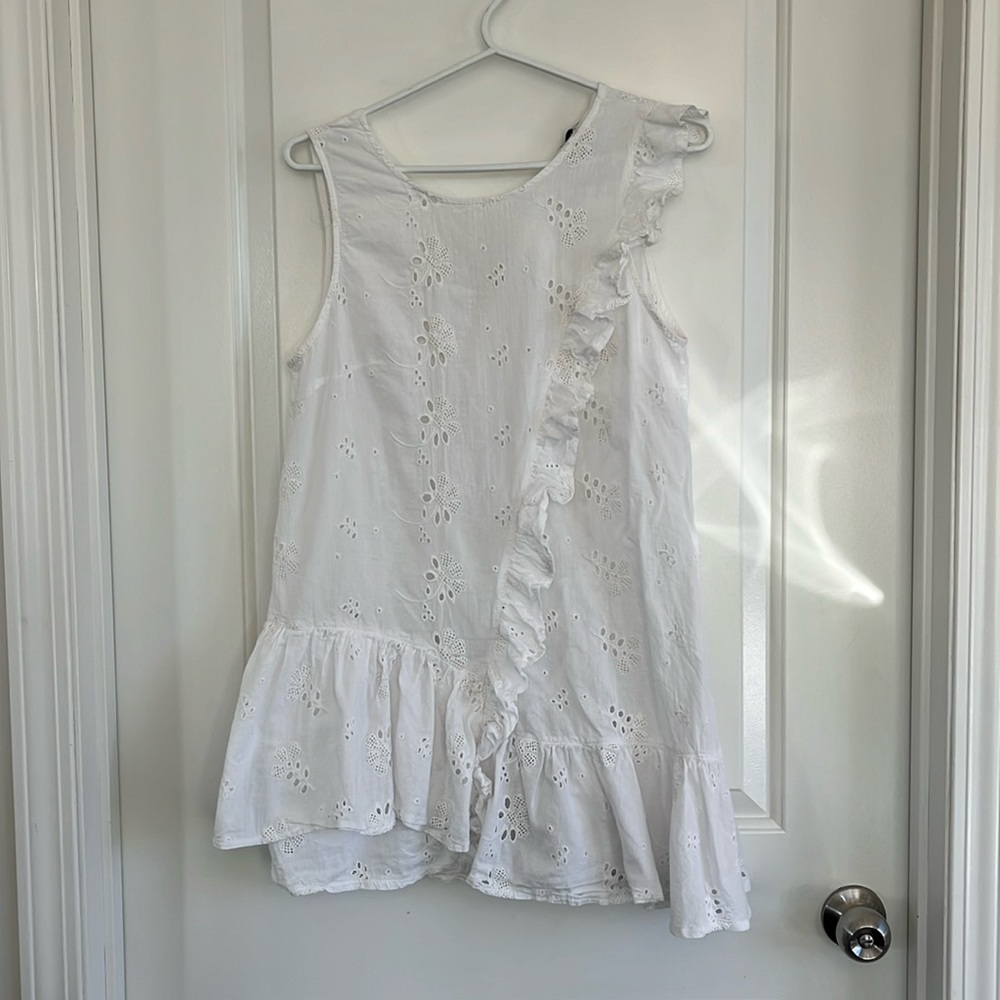 Wildfire cotton eyelet top size medium